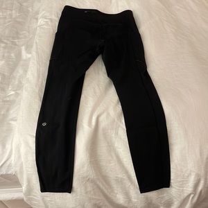 LuluLemon high impact running pants. Size 4 (I think)